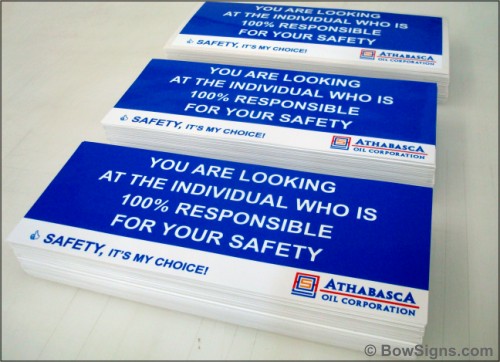 Workplace Safety Decals Calgary Alberta